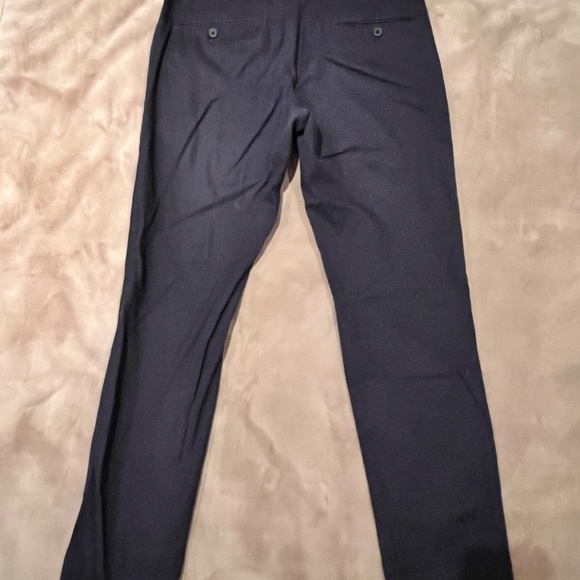 CLUB MONACO NAVY BLUE CHINO FLAT PANEL PANTS - Picture 4 of 4